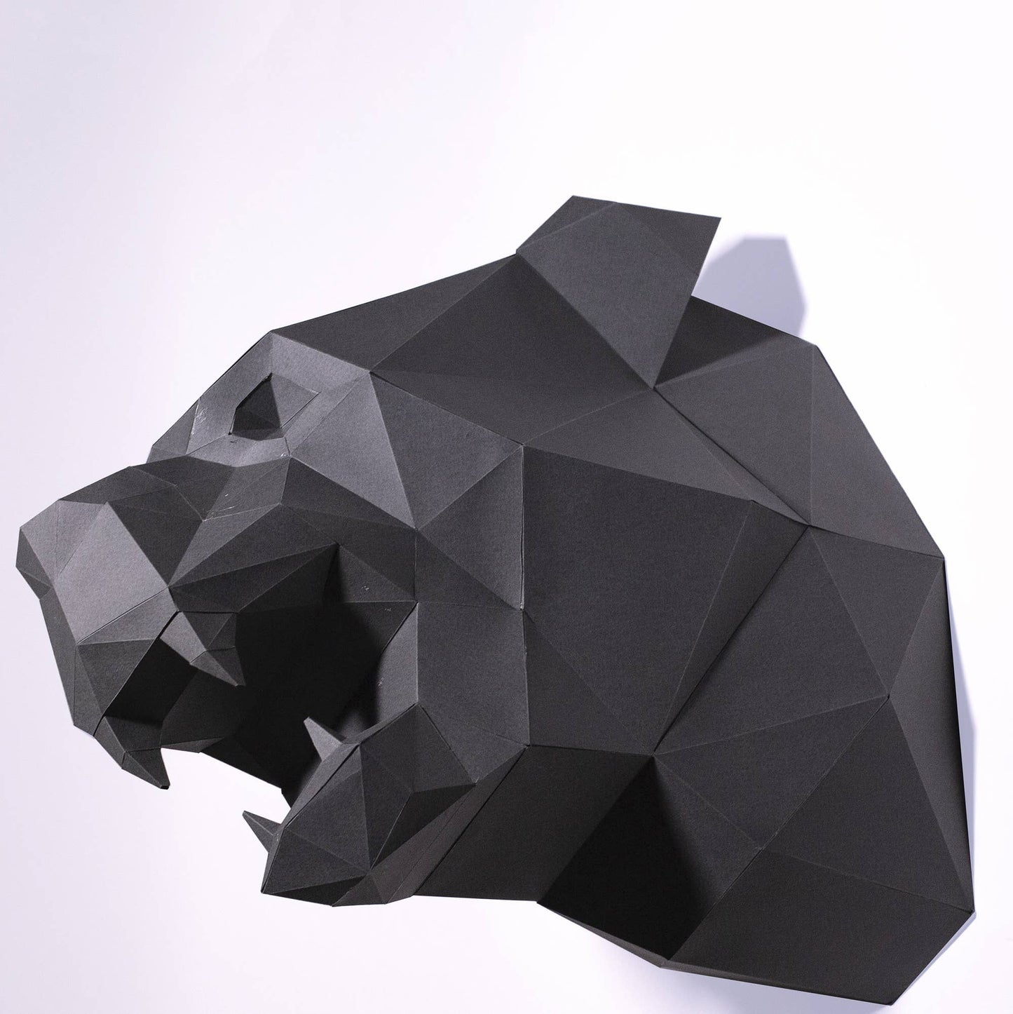 Black Panther Papercraft Origami Wall Art
