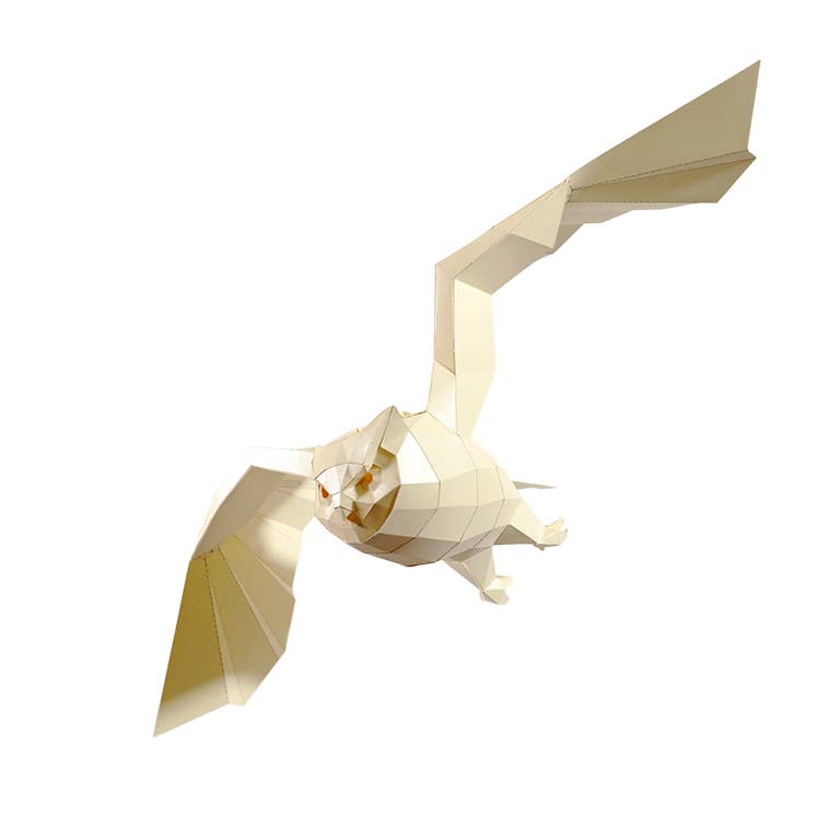 3D Paper Art Hanging Owl Origami Model