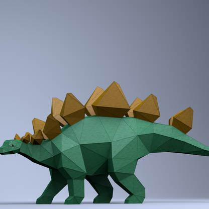 Stegosaurus Origami Model