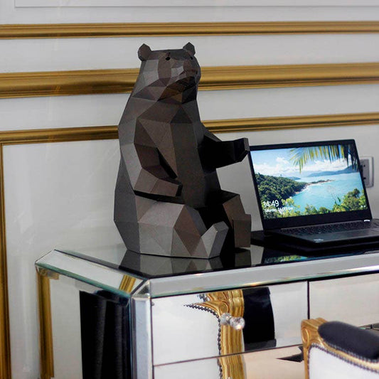 3D Bear PaperCraft Origami Models