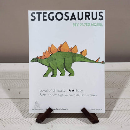 Stegosaurus Origami Model