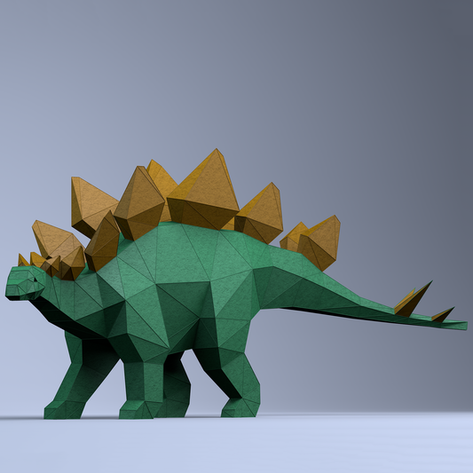 Stegosaurus Origami Model