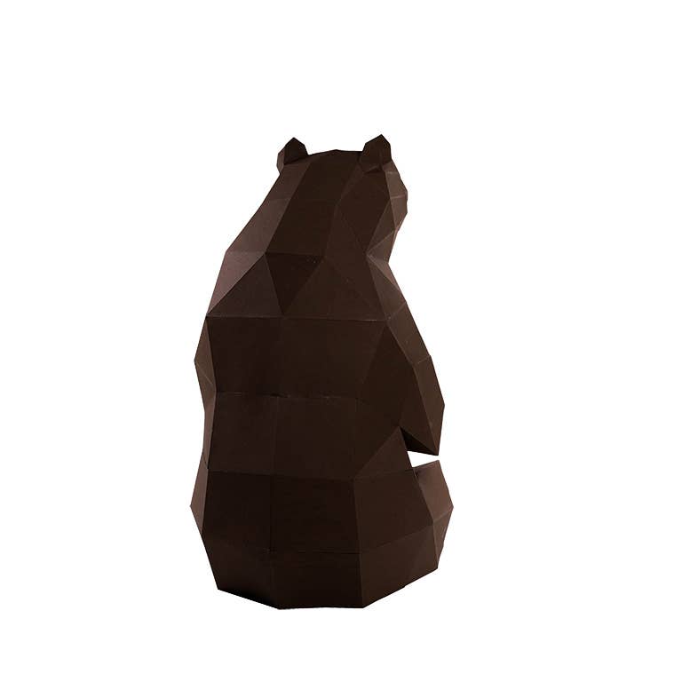 3D Bear PaperCraft Origami Models