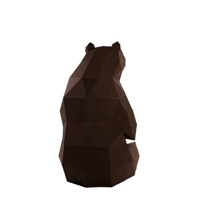 3D Bear PaperCraft Origami Models