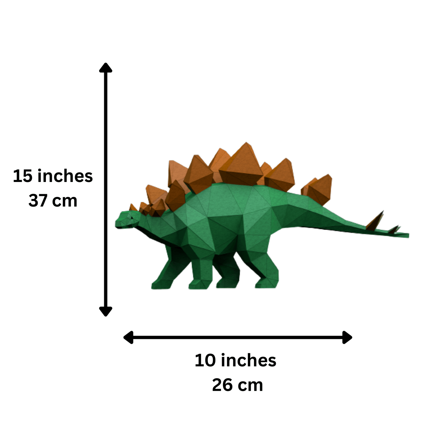 Stegosaurus Origami Model