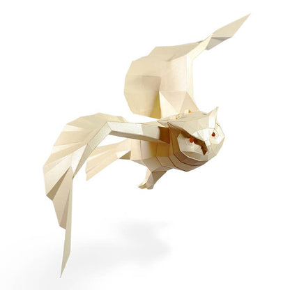 3D Paper Art Hanging Owl Origami Model