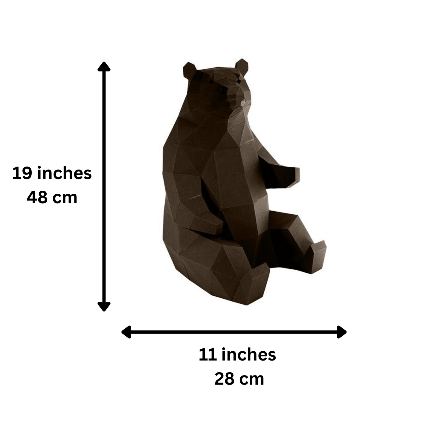 3D Bear PaperCraft Origami Models