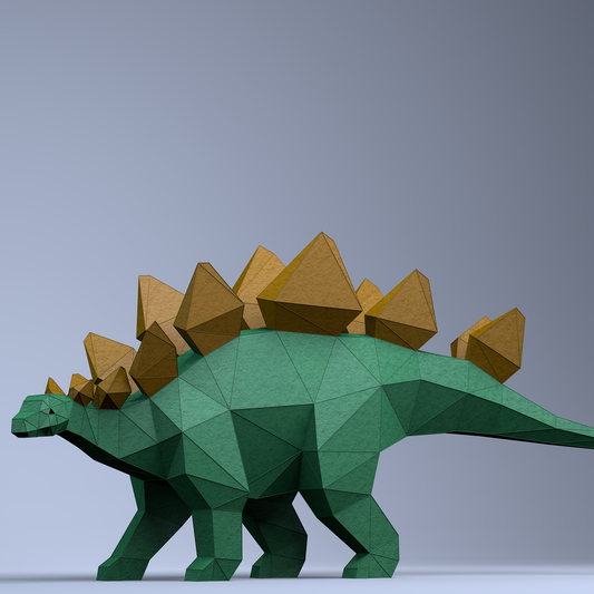 Stegosaurus Origami Model